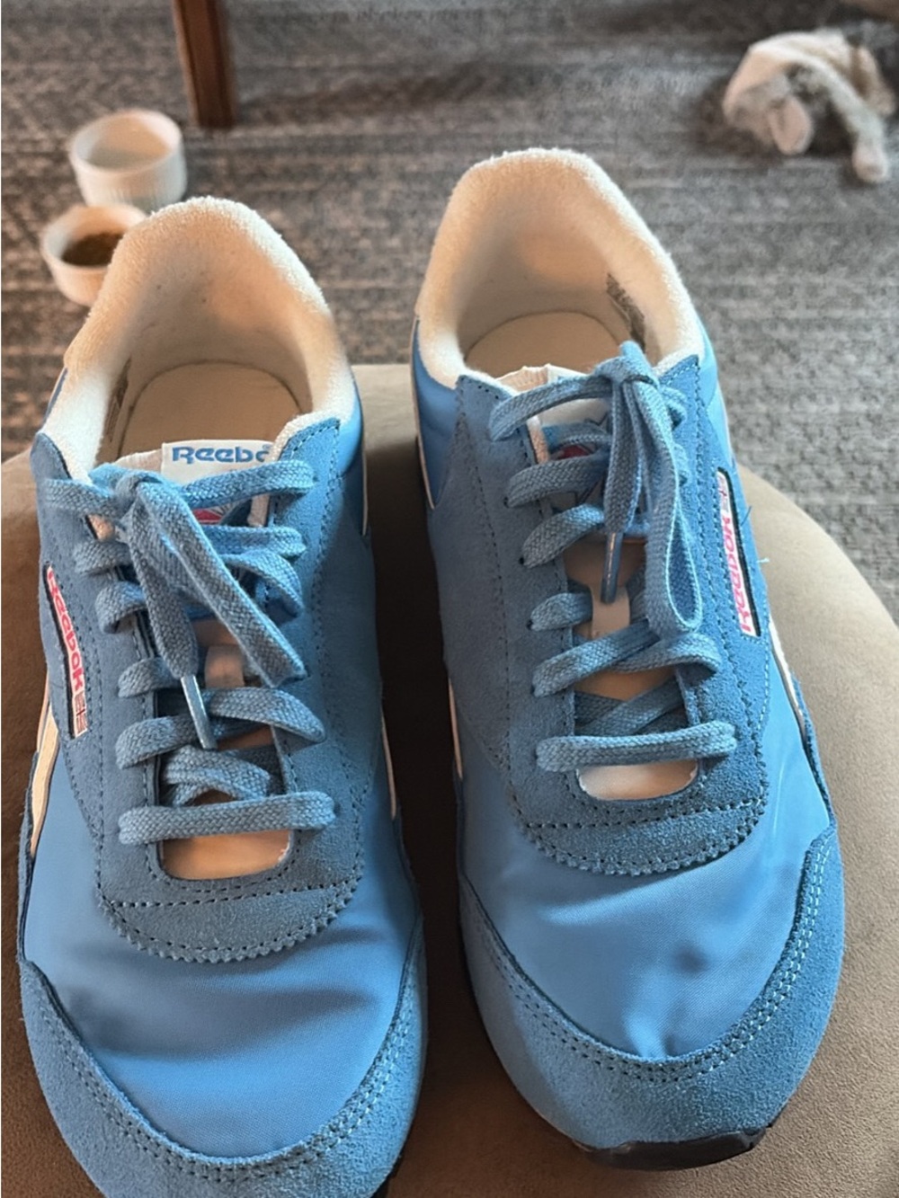 Reebok Women's Light Blue Retro Runner Sneakers